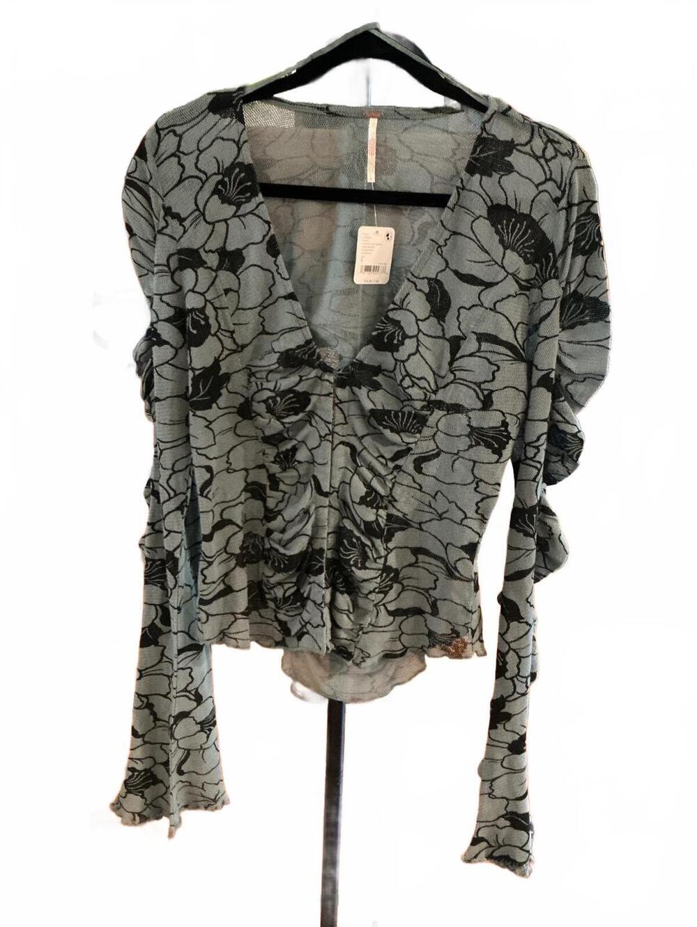 #FP087 NWT Free People Through The Meadow Top, Size L